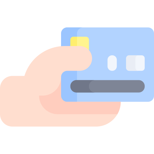 Credit card Kawaii Flat icon
