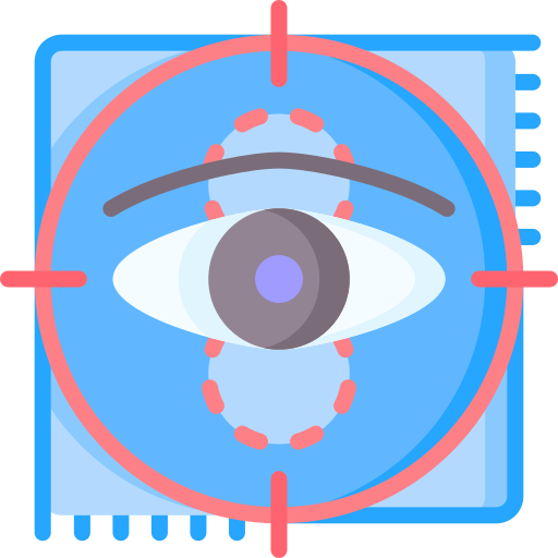 escaneo de retina Special Flat icono