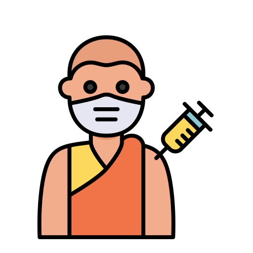 仏教徒 Generic Outline Color icon