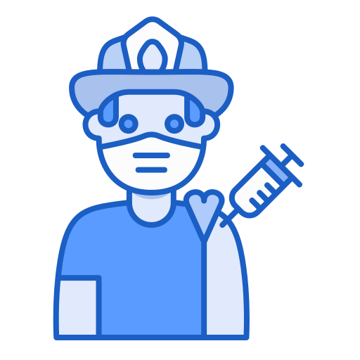 bombero Generic Blue icono