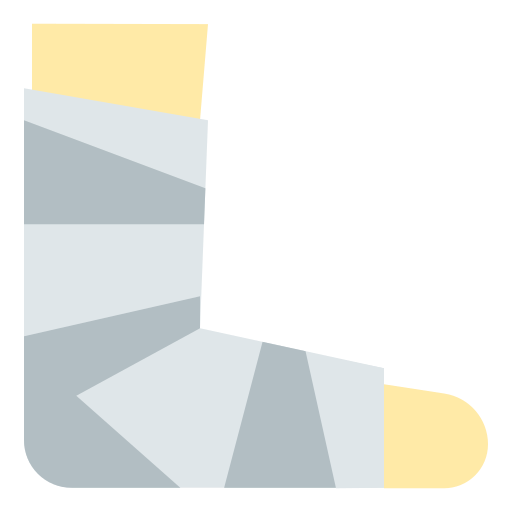 gebrochenes bein Generic Flat icon