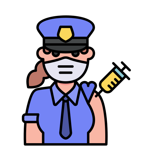 mujer policía Generic Outline Color icono