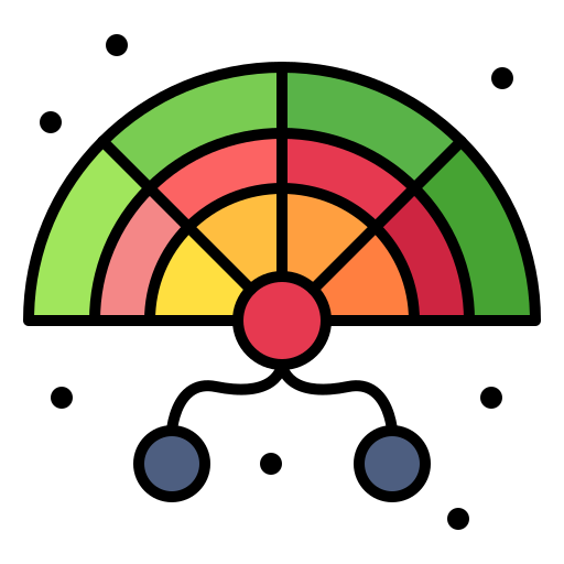 부채 Generic Outline Color icon