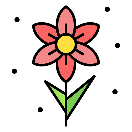 水仙 Generic Outline Color icon