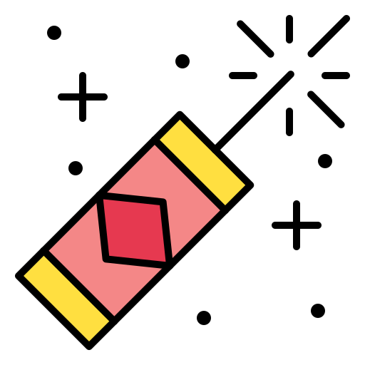 petarda Generic Outline Color ikona