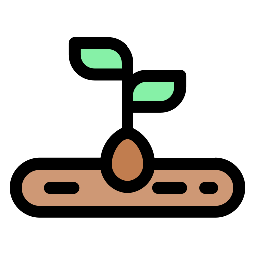 semilla Generic Outline Color icono