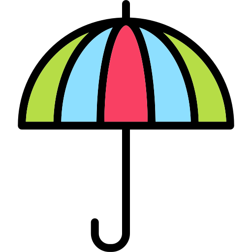 regenschirm Generic Outline Color icon