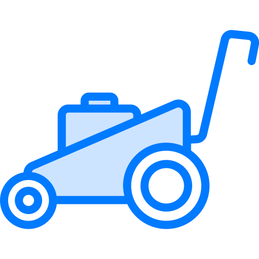 잔디 깎는 기계 Generic Blue icon