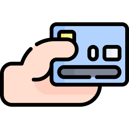 tarjeta de crédito Kawaii Lineal color icono