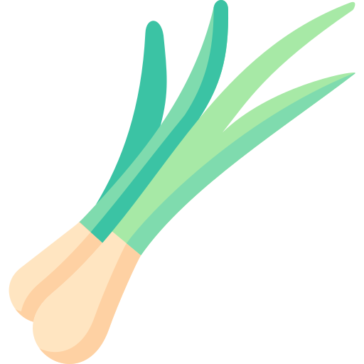 Green onion Special Flat icon