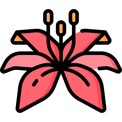 lirio Special Lineal color icono