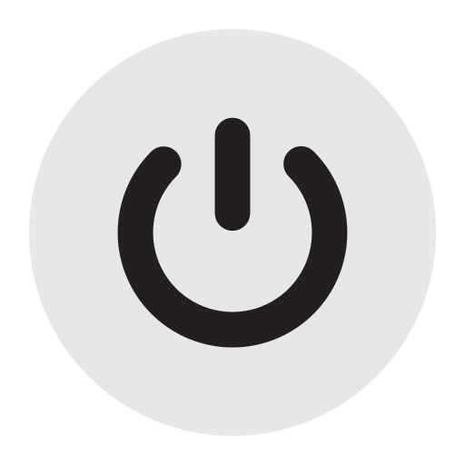 interruptor de alimentación Generic Circular icono