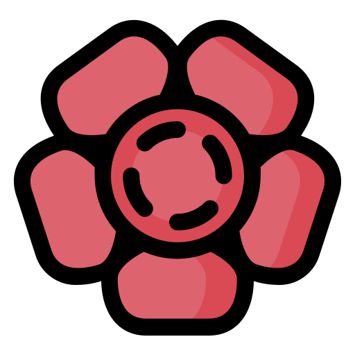 rafflesia Generic Outline Color icoon