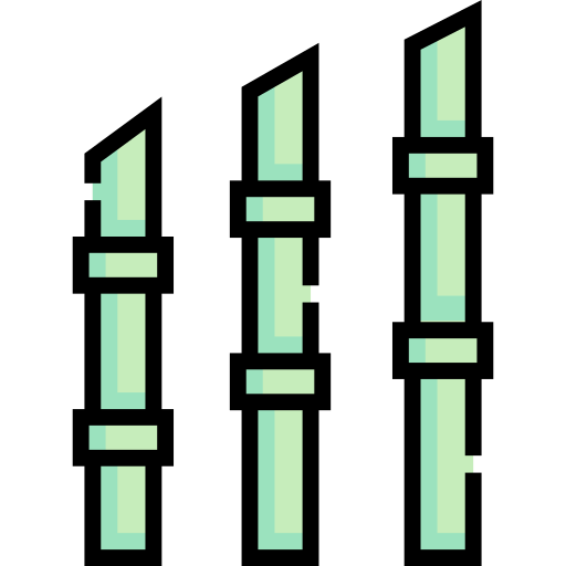 trzcina cukrowa Detailed Straight Lineal color ikona
