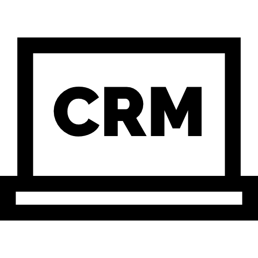 crm Basic Straight Lineal icono