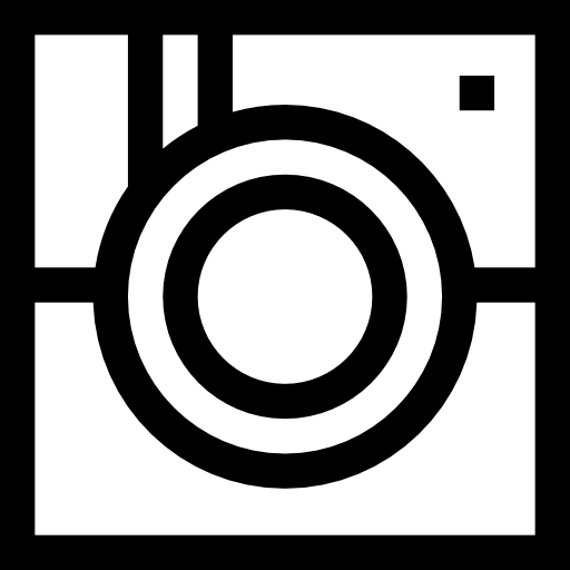 instagram Basic Straight Lineal icona