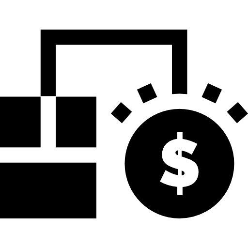 클릭당 지불 Basic Straight Filled icon