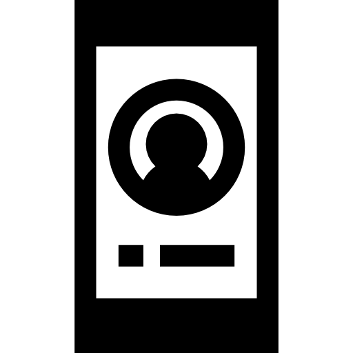 프로필 Basic Straight Filled icon