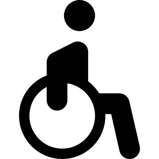 disabilità Basic Rounded Filled icona