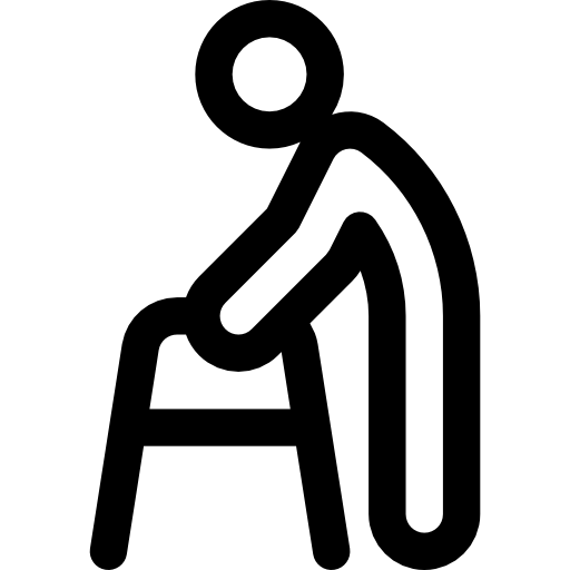 caminante Basic Rounded Lineal icono