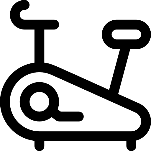 Stationary bike Basic Rounded Lineal icon