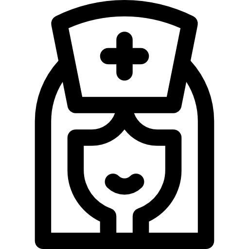 krankenschwester Basic Rounded Lineal icon