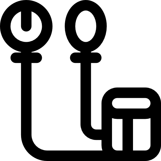 esfigmomanómetro Basic Rounded Lineal icono
