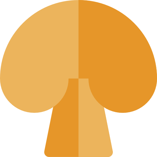 hongo Basic Rounded Flat icono