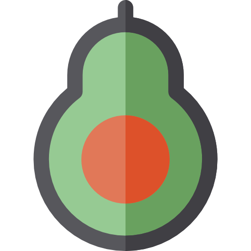 Avocado Basic Rounded Flat icon