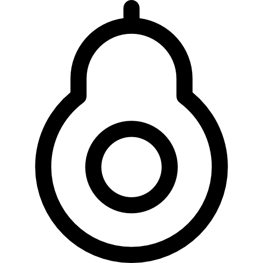 아보카도 Basic Rounded Lineal icon