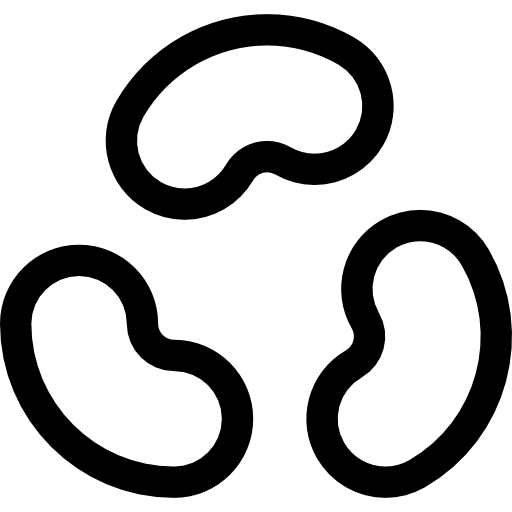 frijoles Basic Rounded Lineal icono