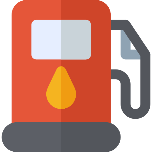 gasolinera Basic Rounded Flat icono