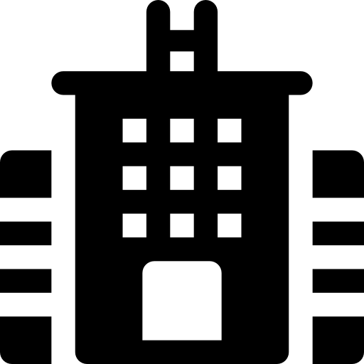 krankenhaus Basic Rounded Filled icon