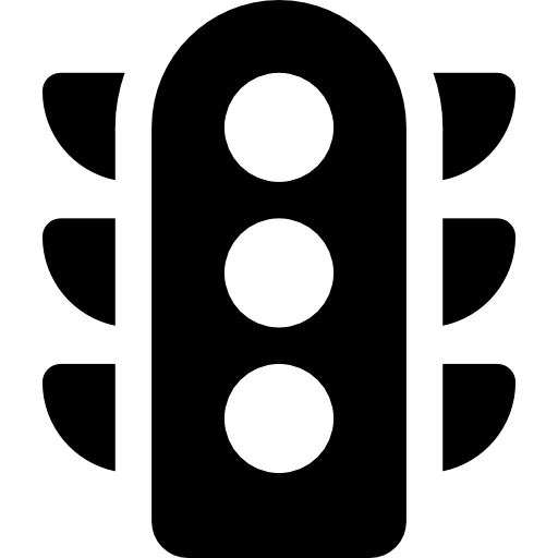 semáforo Basic Rounded Filled icono