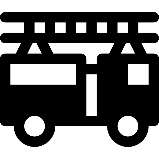 camión de bomberos Basic Rounded Filled icono
