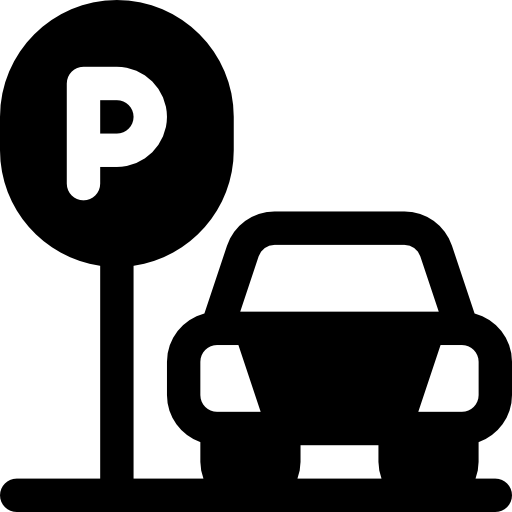 parking Basic Rounded Filled ikona