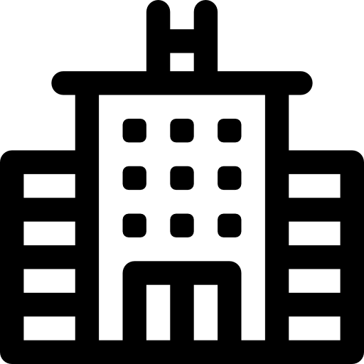 szpital Basic Rounded Lineal ikona