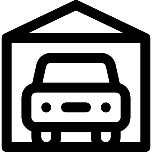 Garage Basic Rounded Lineal icon