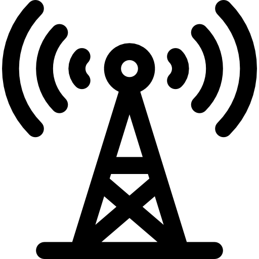antenne Basic Rounded Lineal icon