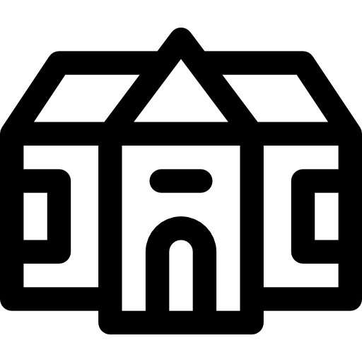 дом Basic Rounded Lineal иконка