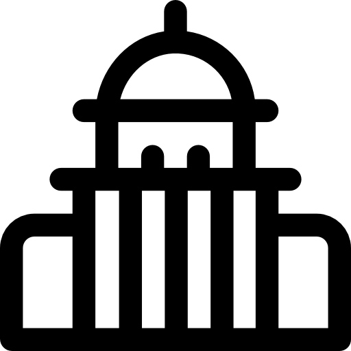 municipalidad Basic Rounded Lineal icono