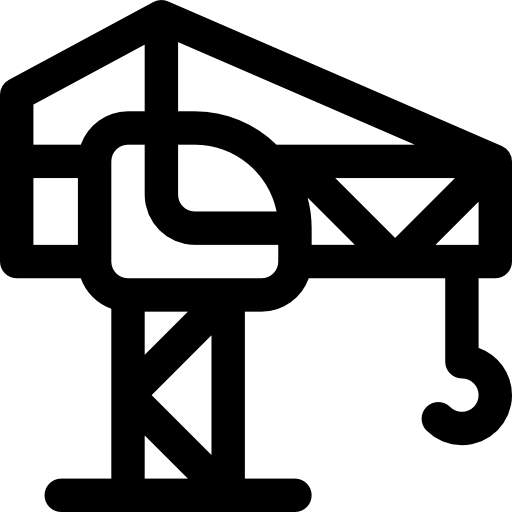 Башенный кран Basic Rounded Lineal иконка