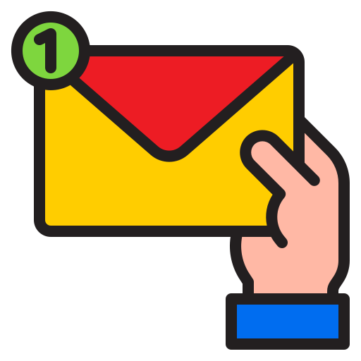 email srip Lineal Color icono