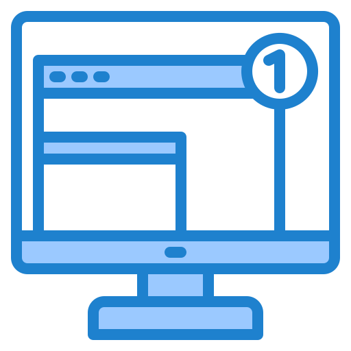 navegador web srip Blue icono