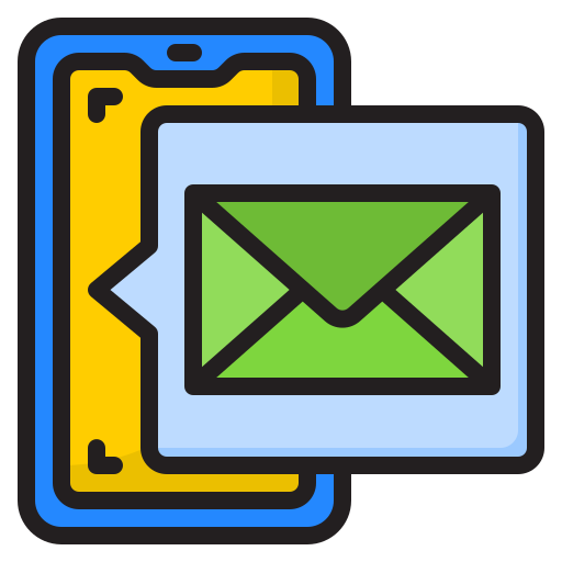 email srip Lineal Color icono