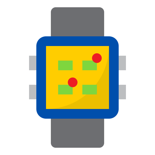 app per smartwatch srip Flat icona