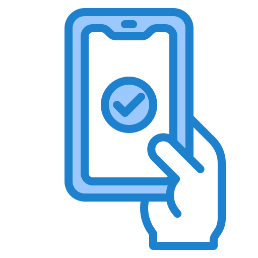 スマートフォン srip Blue icon