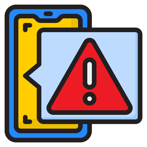 señal de advertencia srip Lineal Color icono