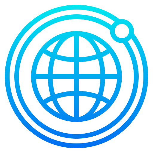 世界 srip Gradient icon