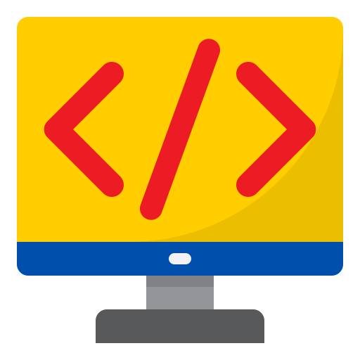 코딩 srip Flat icon